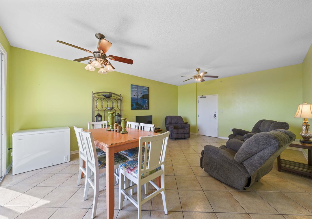 Living and dining space