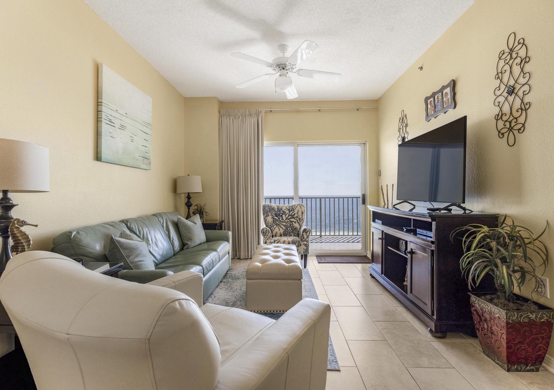 Comfortable living room seating