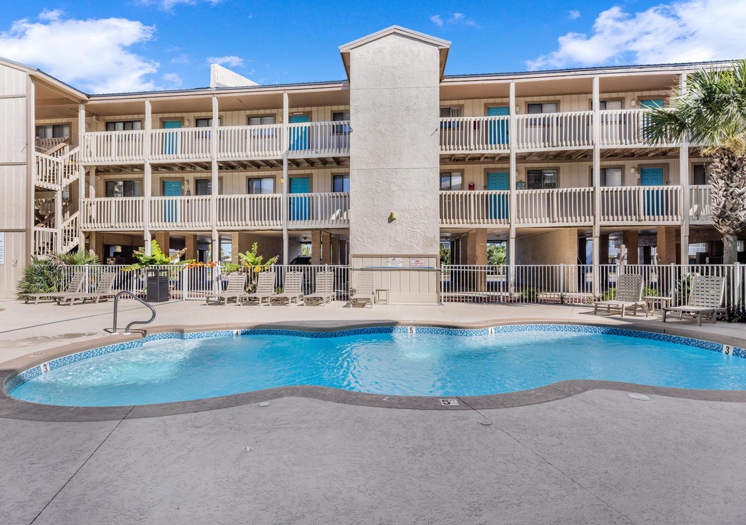 Community pool and sundeck