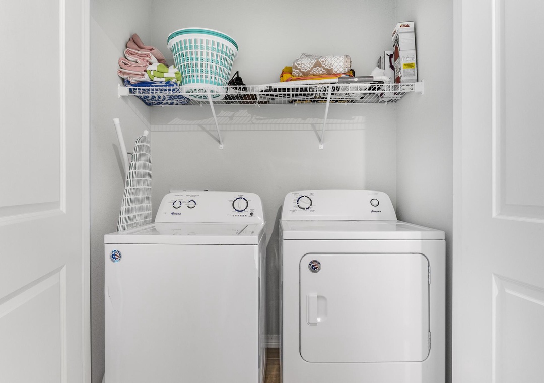 In-unit laundry