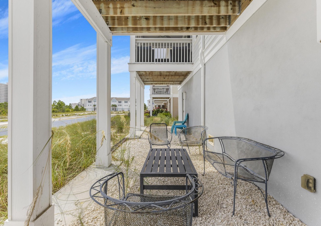 Ground floor patio