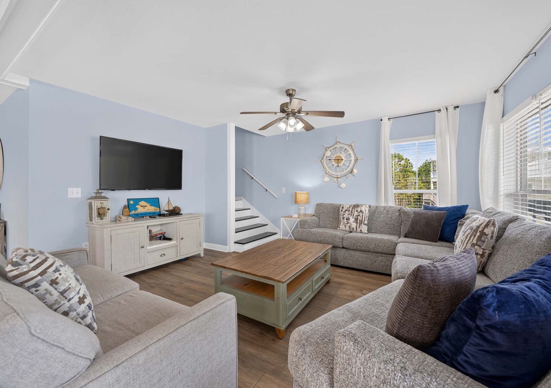 Comfortable living room seating