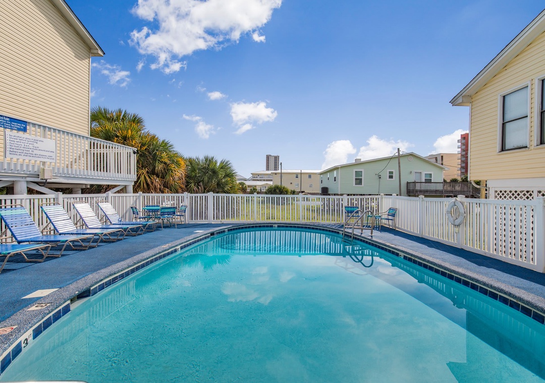 Take a dip in the pool at Sea and Sun