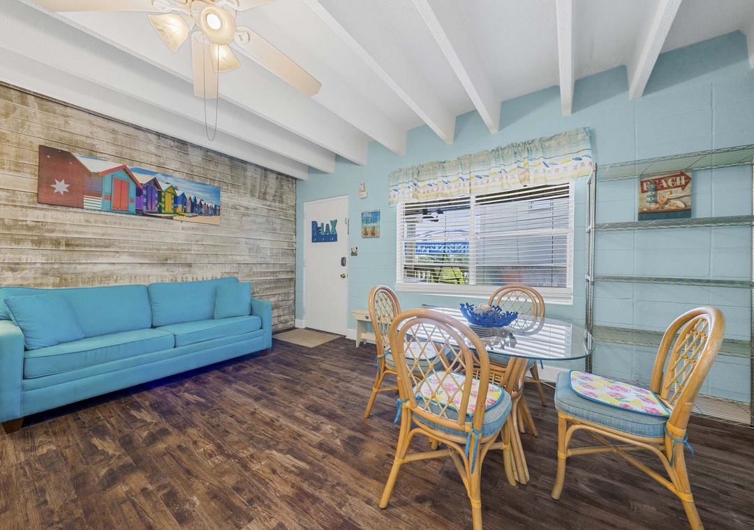Living and dining space