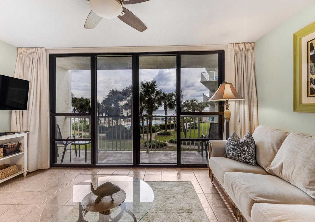Enjoy the views from the living room