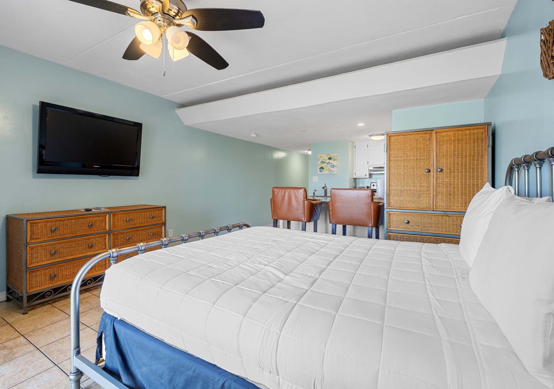 Large flat-screen TV