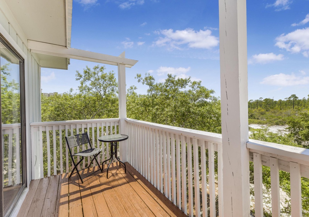 Private balcony