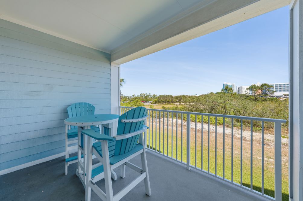 Private balcony at Grand Caribbean 117