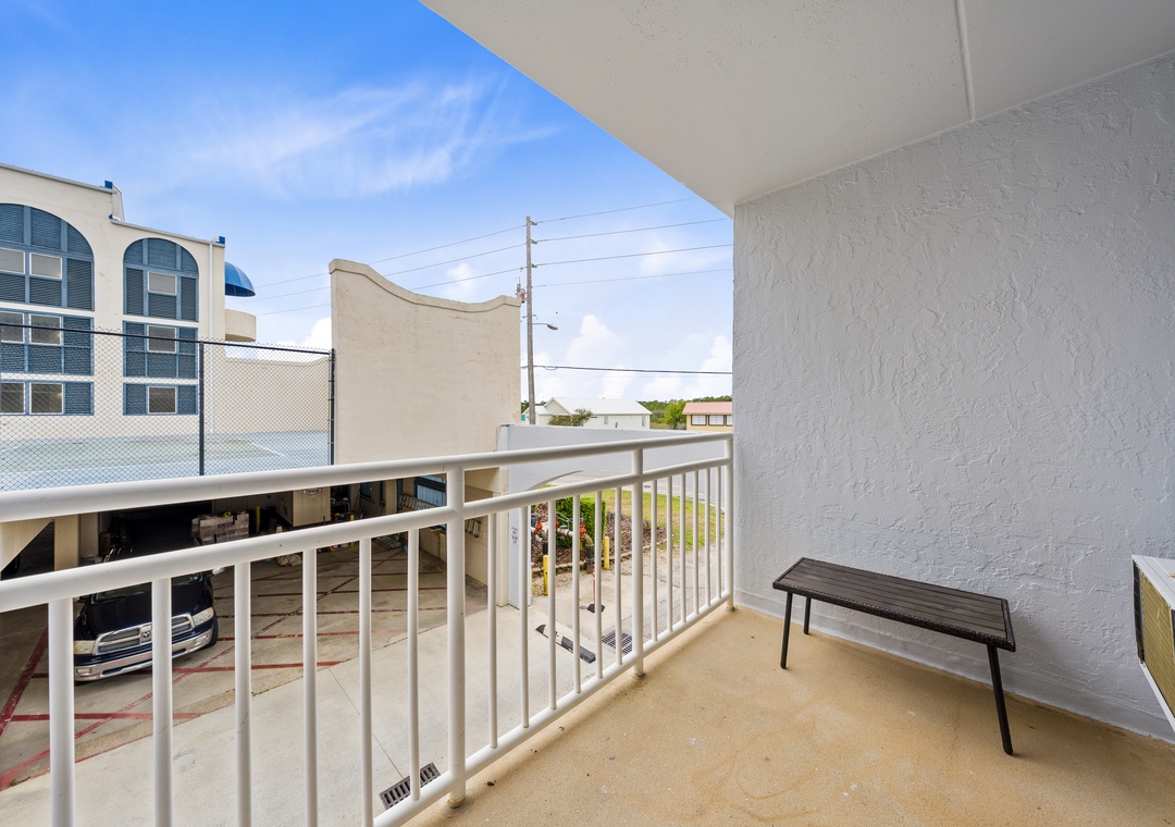 Private balcony