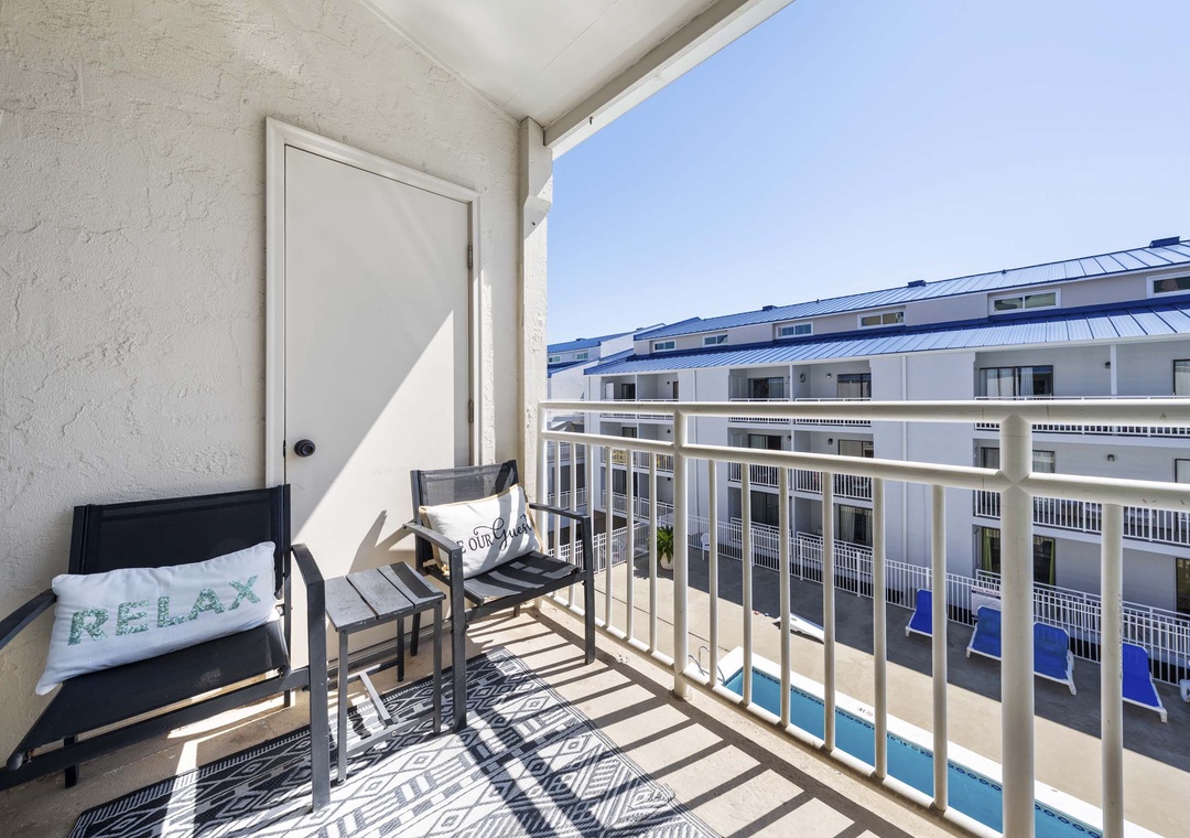 Private balcony