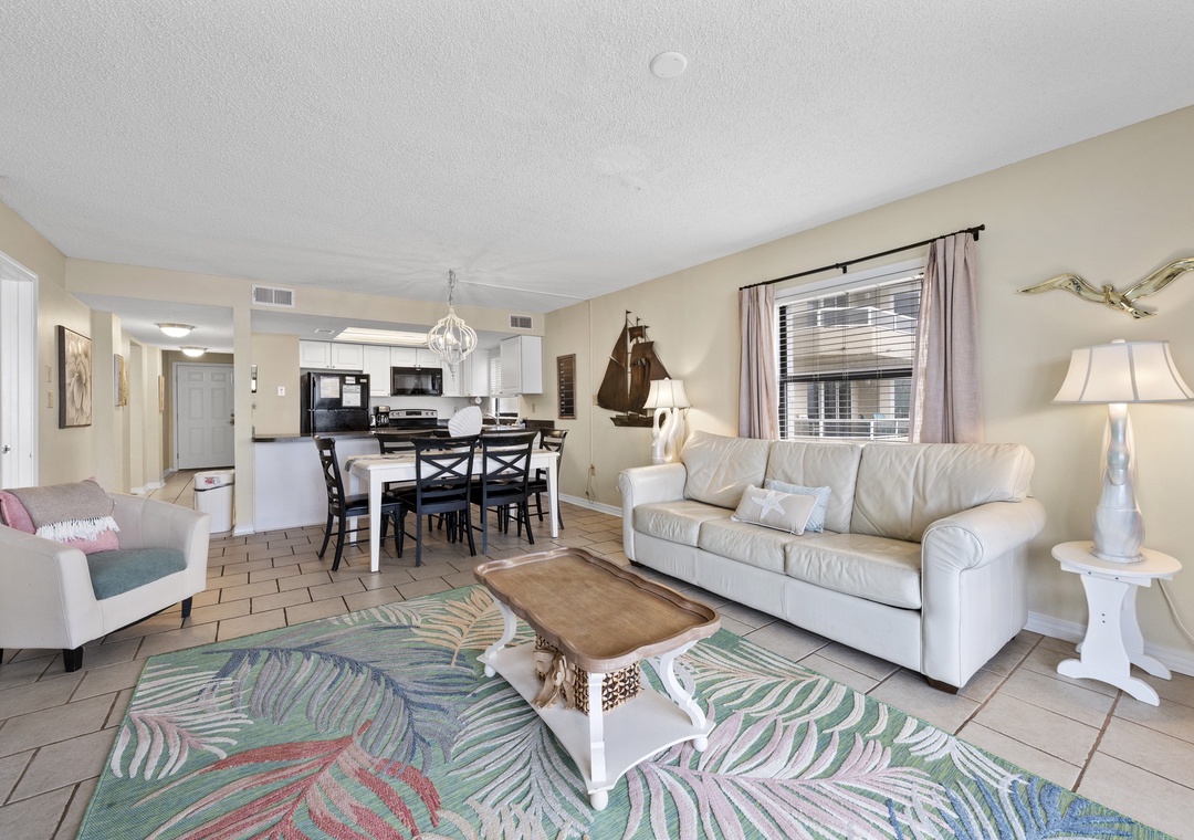 Spacious and open