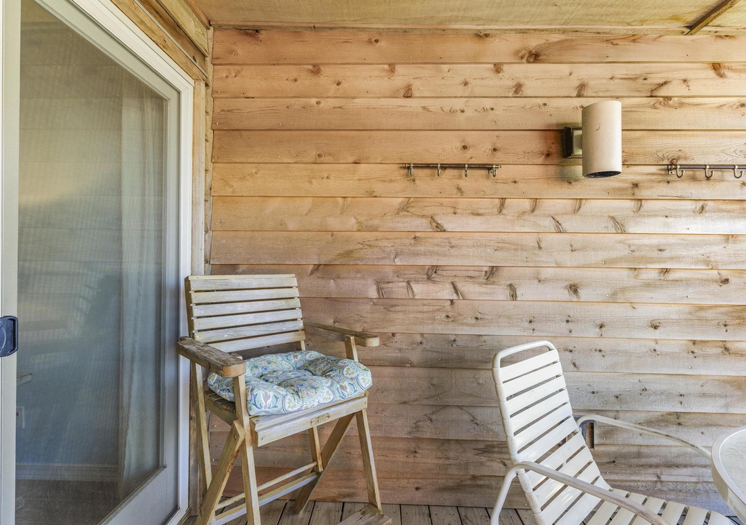 Private balcony