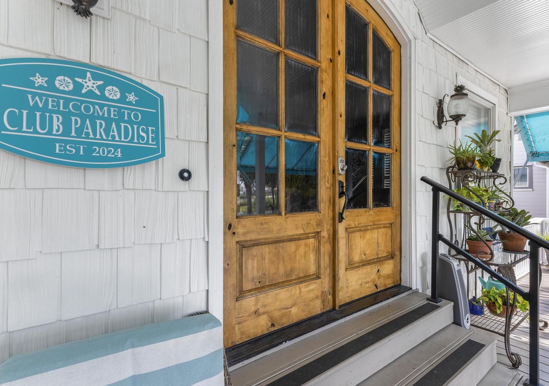 Entryway at Club Paradise