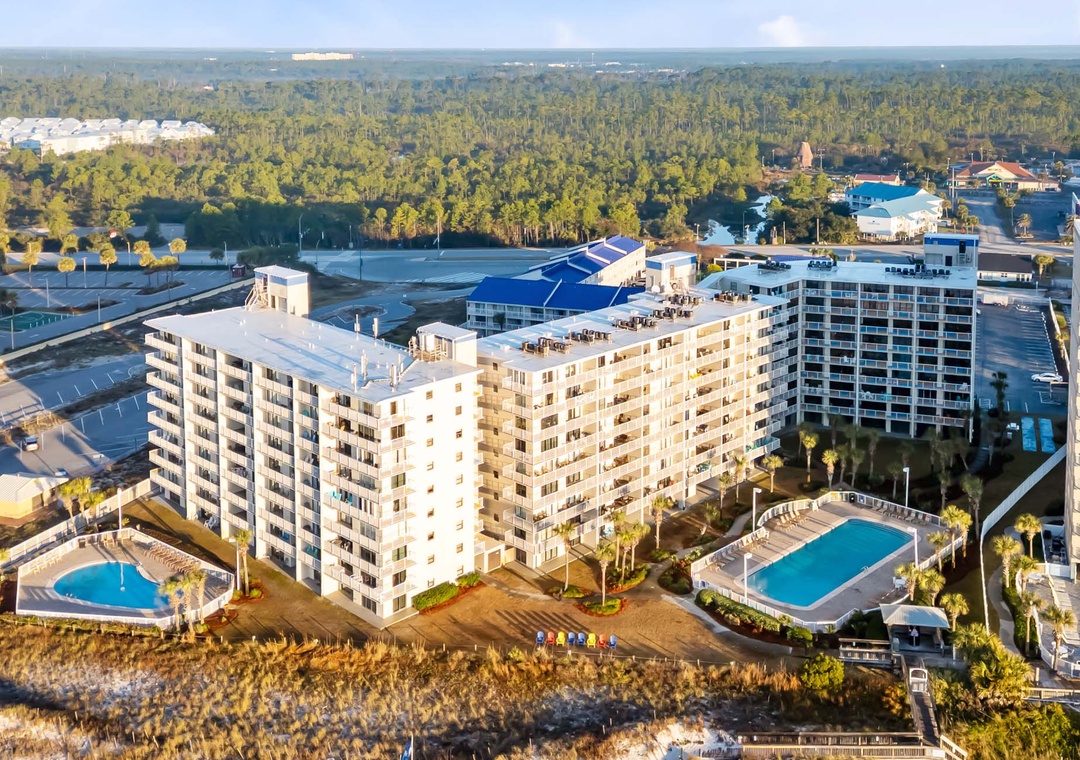 Aerial view of Seaside Beach & Racquet Club