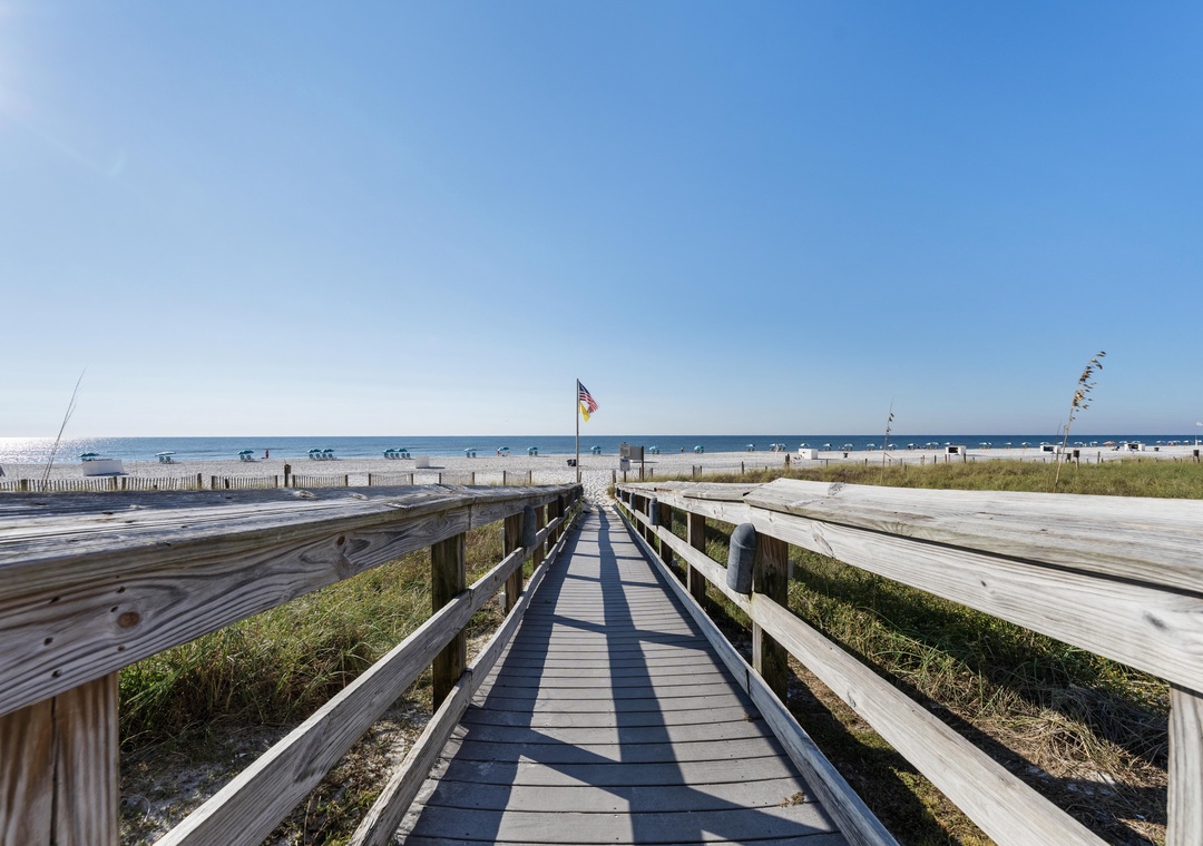 Boardwalk to the beach