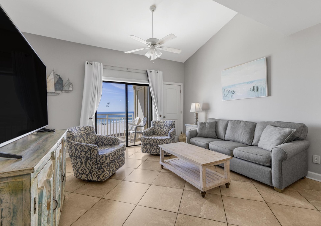 Comfortable living room seating