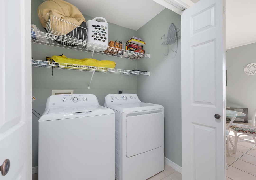 In-unit laundry