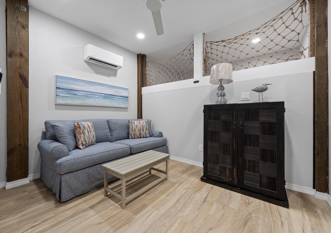 Sofa sleeper in the ground floor living space
