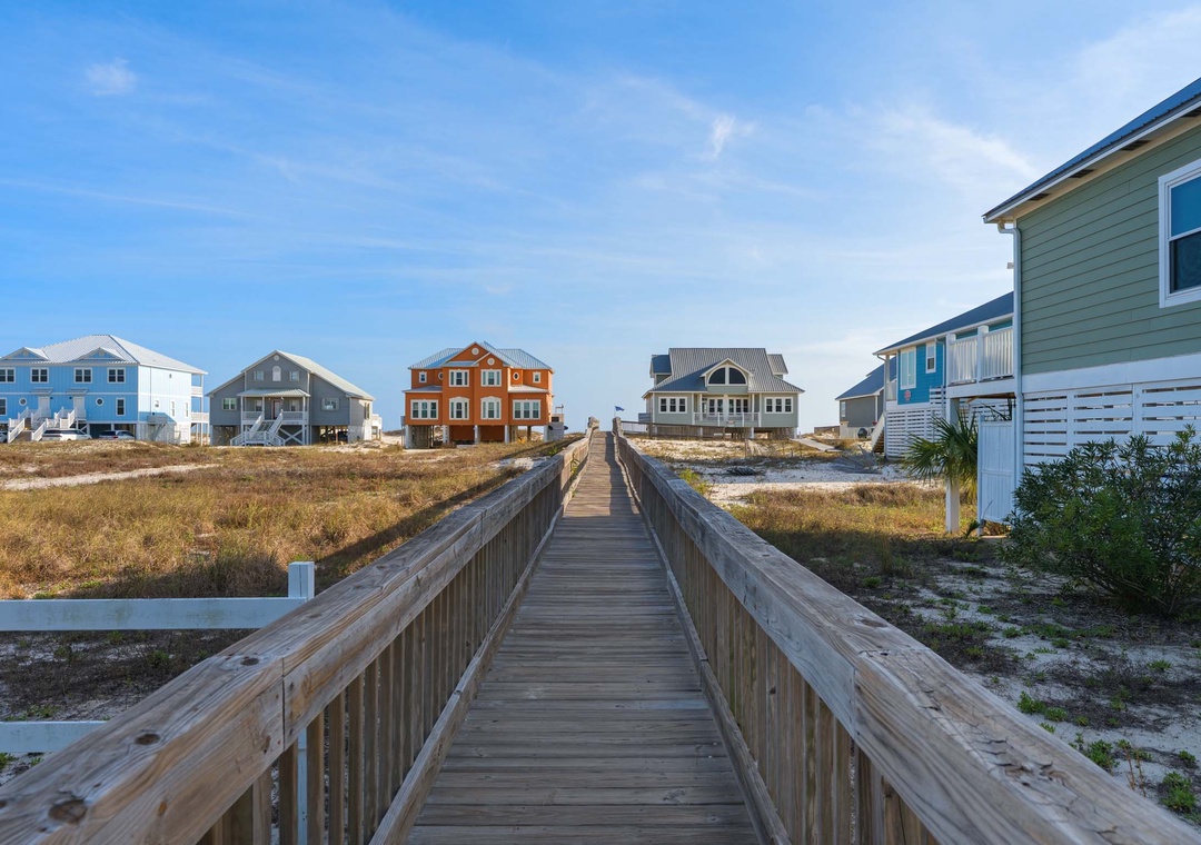 Boardwalk to the beach