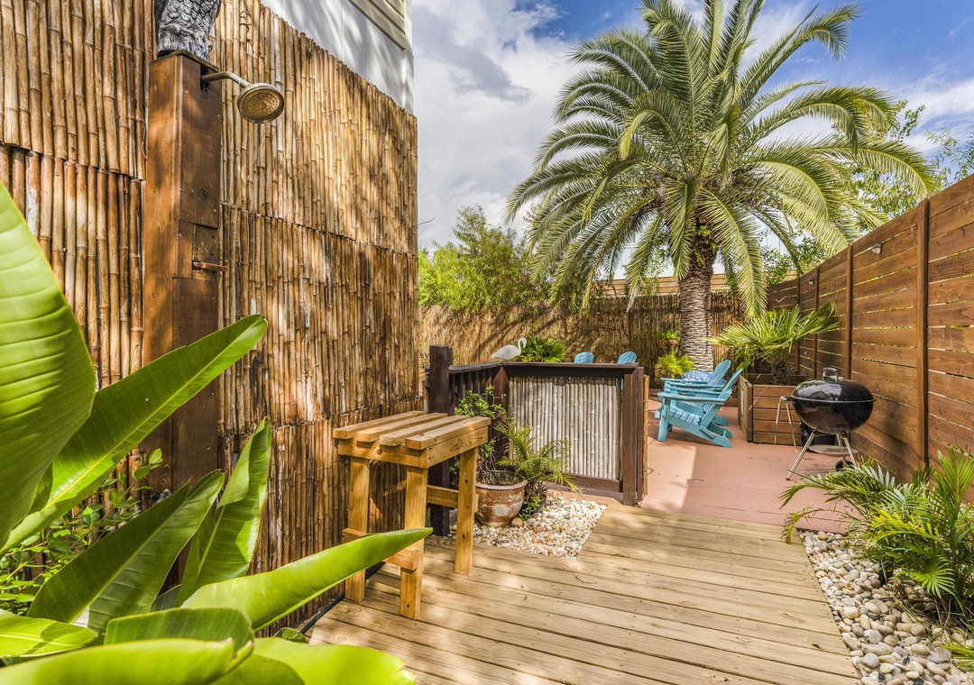 Outdoor shower