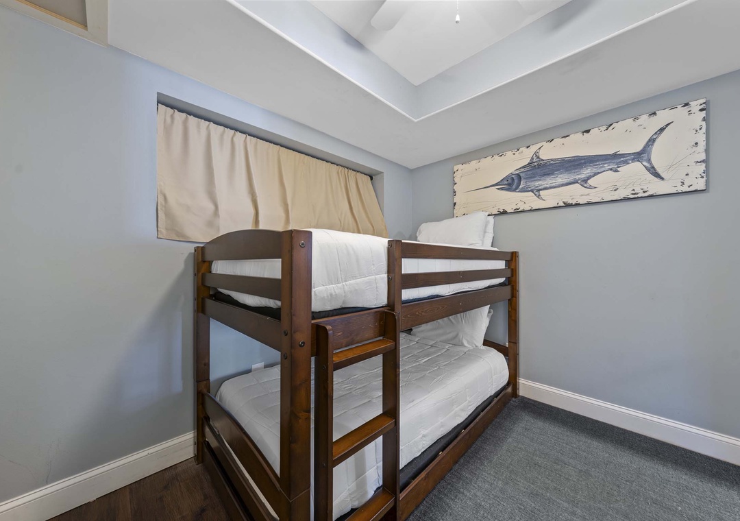 Twin over twin bunk bed