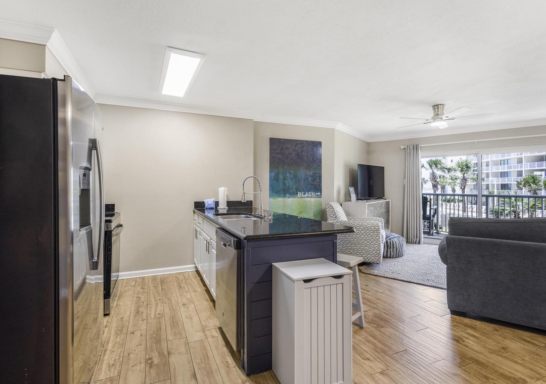 Spacious and open