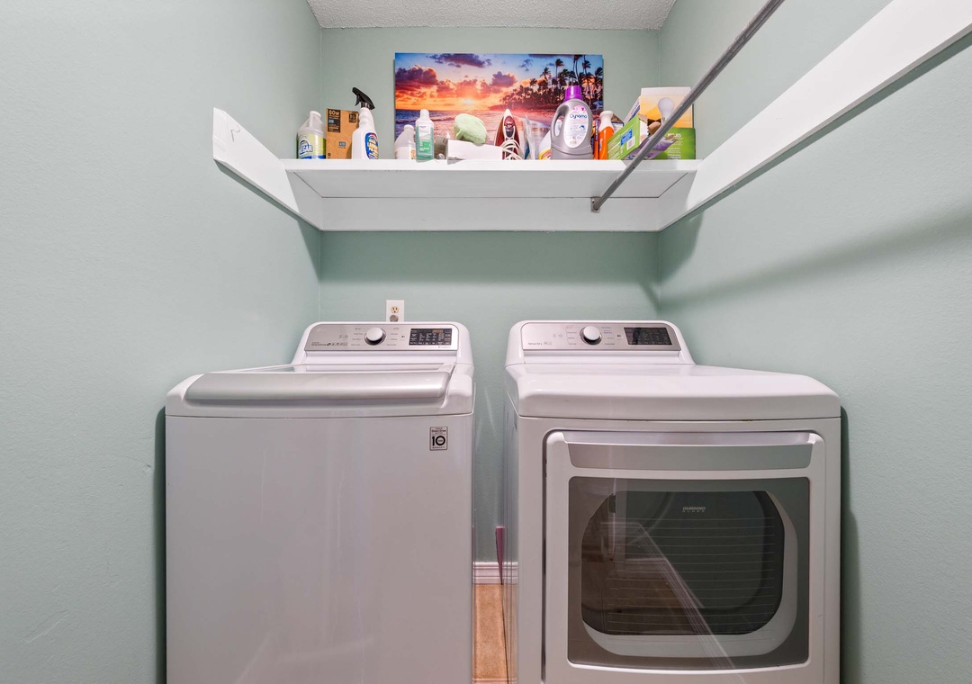 In-unit laundry