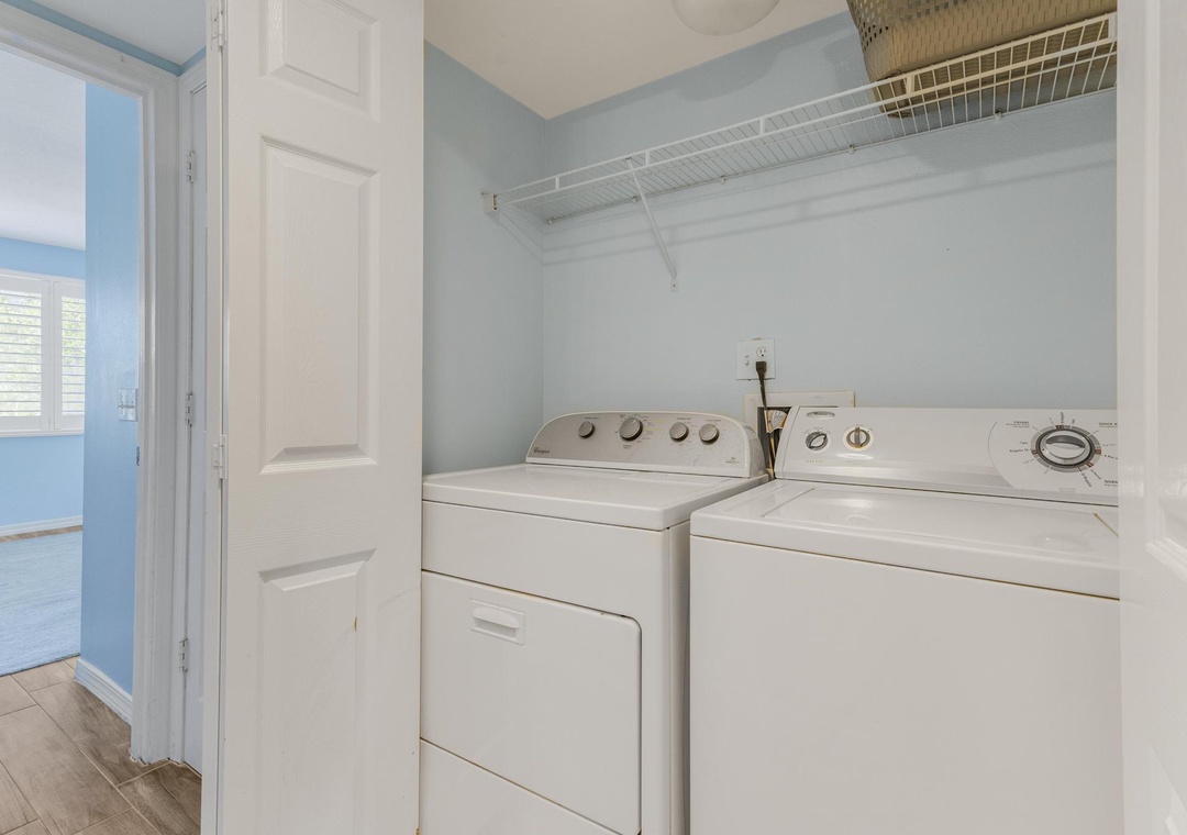 In-unit laundry