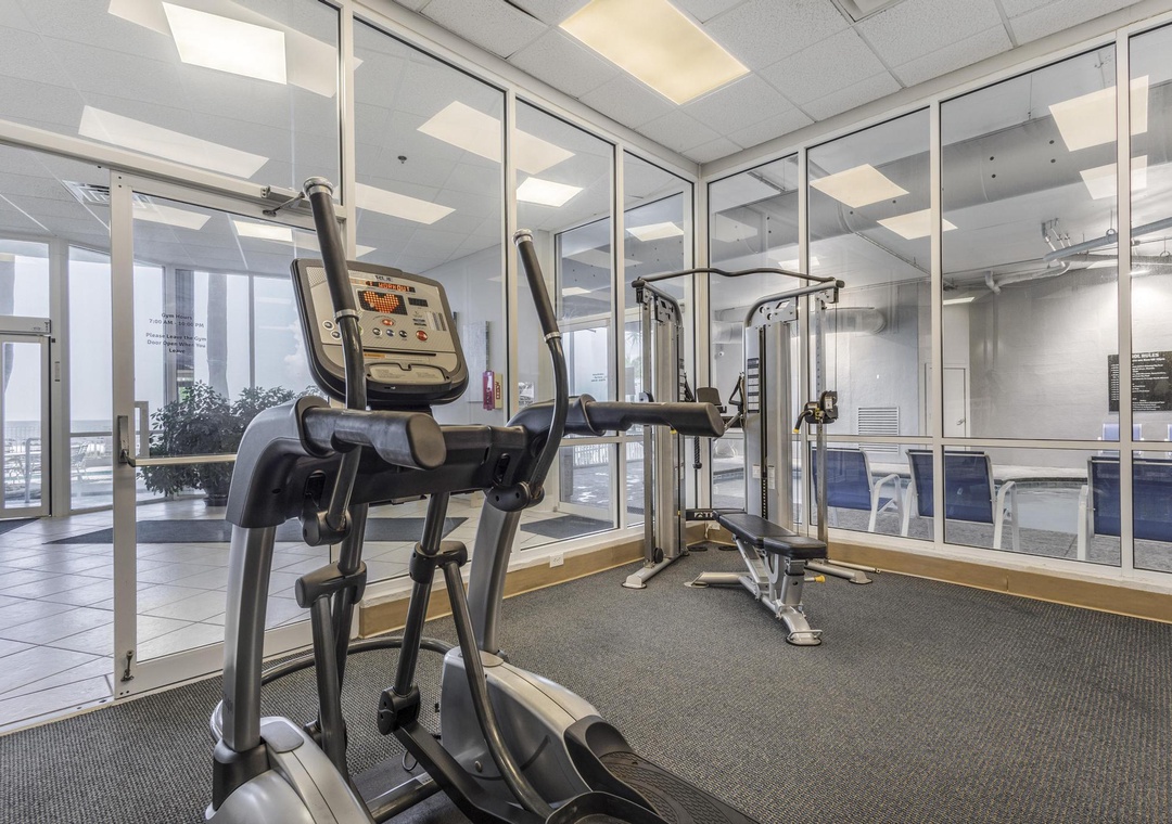 Admirals Quarters fitness center