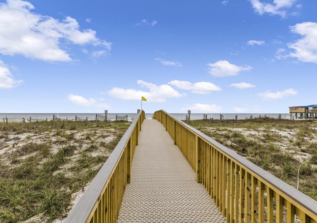 Beach boardwalk