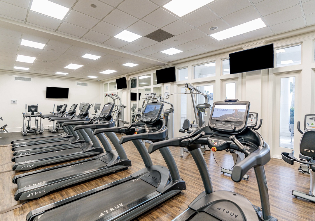 Fitness center - cardio equipment