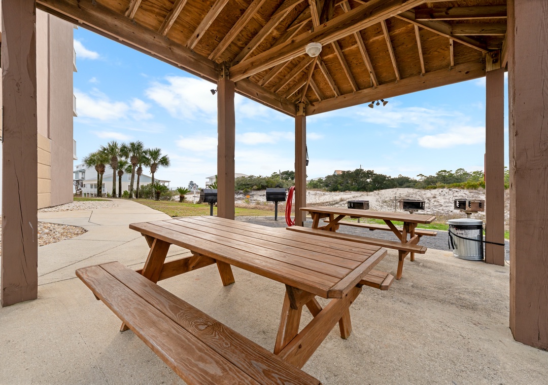 Picnic and grilling area