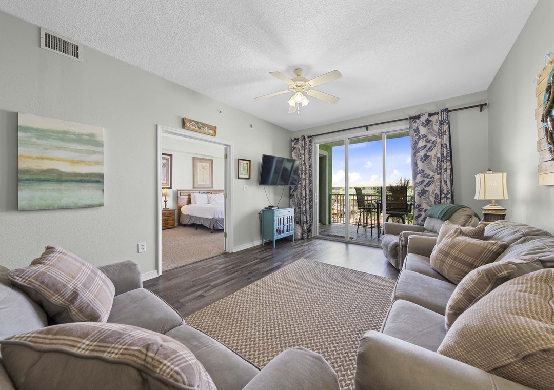 Comfortable living room seating