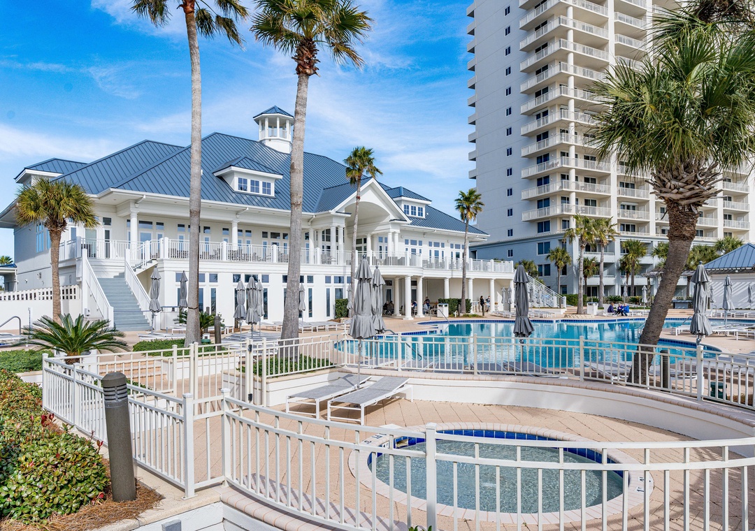 Community pool area