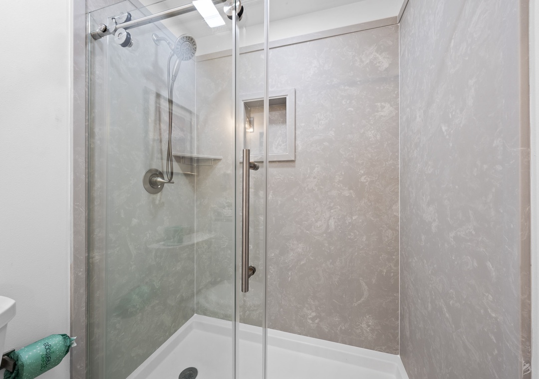 Ground floor bathroom with walk-in shower