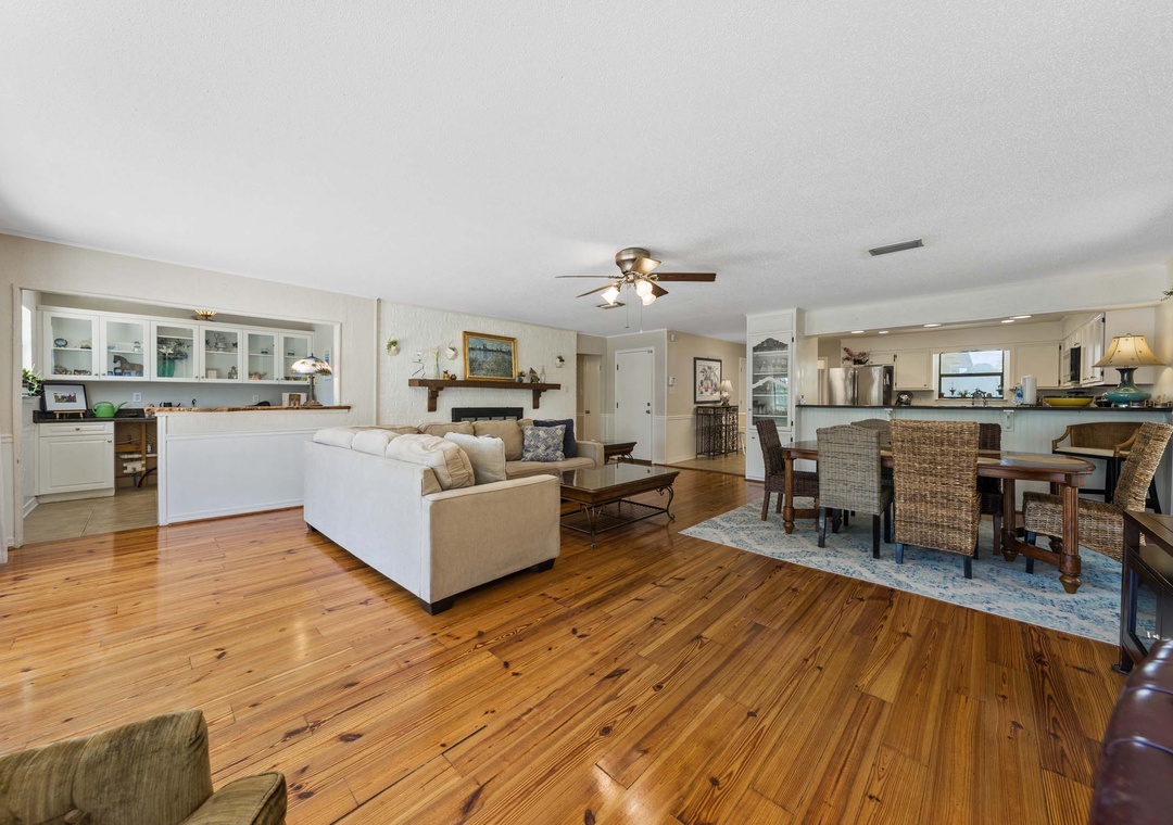 Plenty of seating in the living room