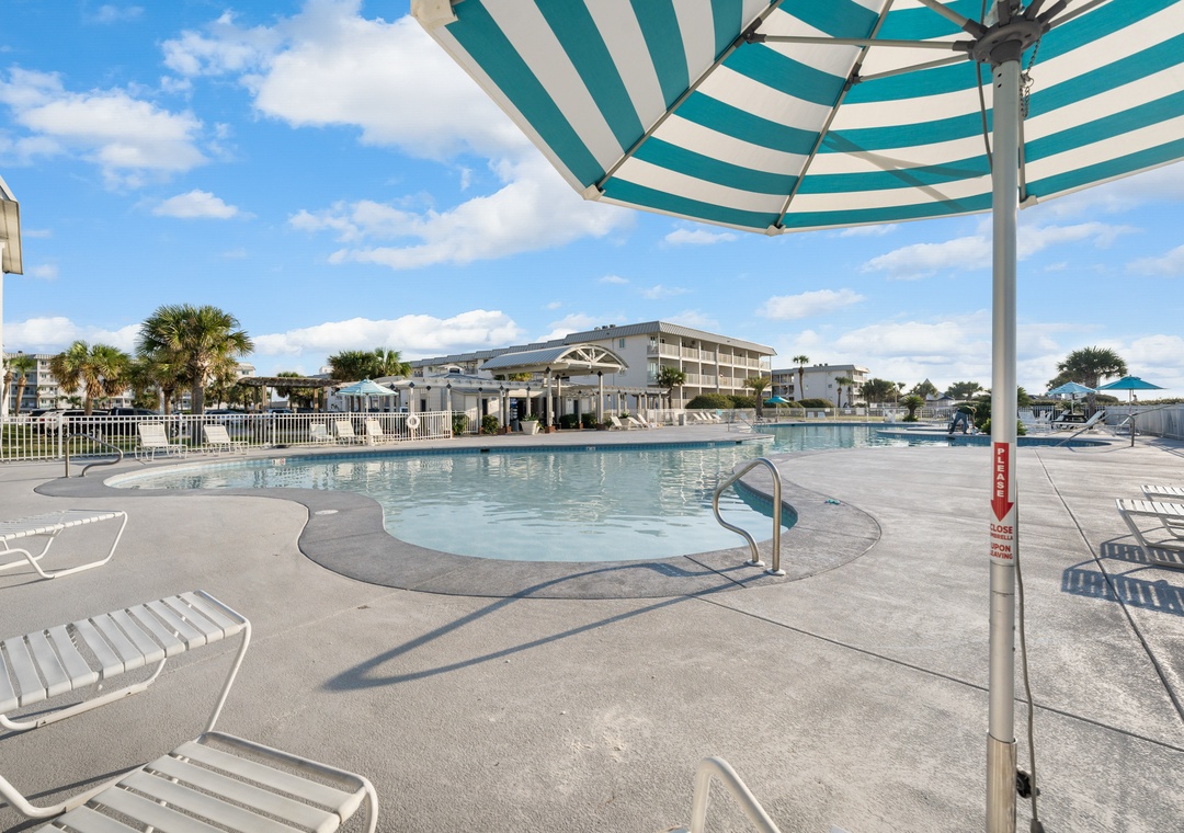 One of the Plantation outdoor pools