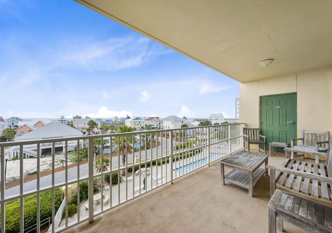 Private balcony