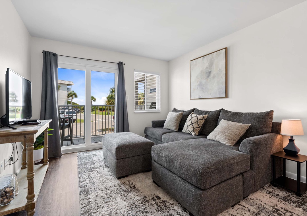 Comfortable living room seating