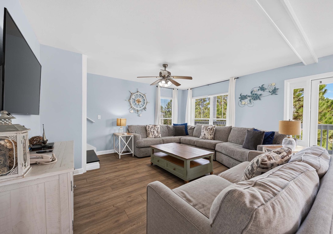 Comfortable living room seating