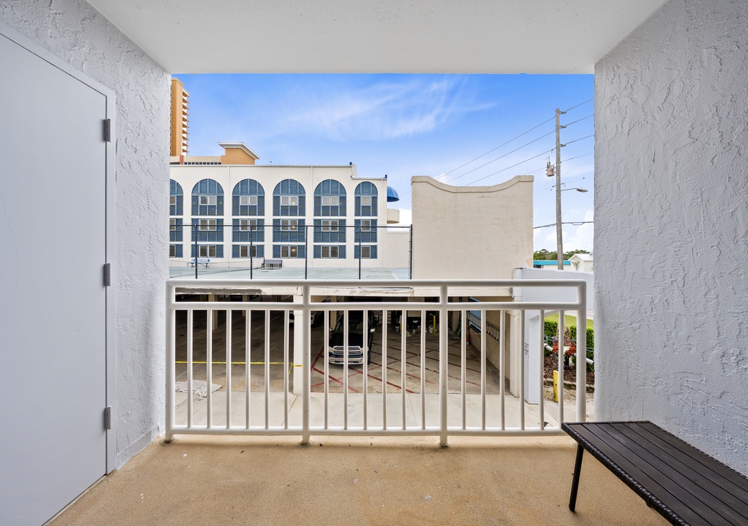 Private balcony