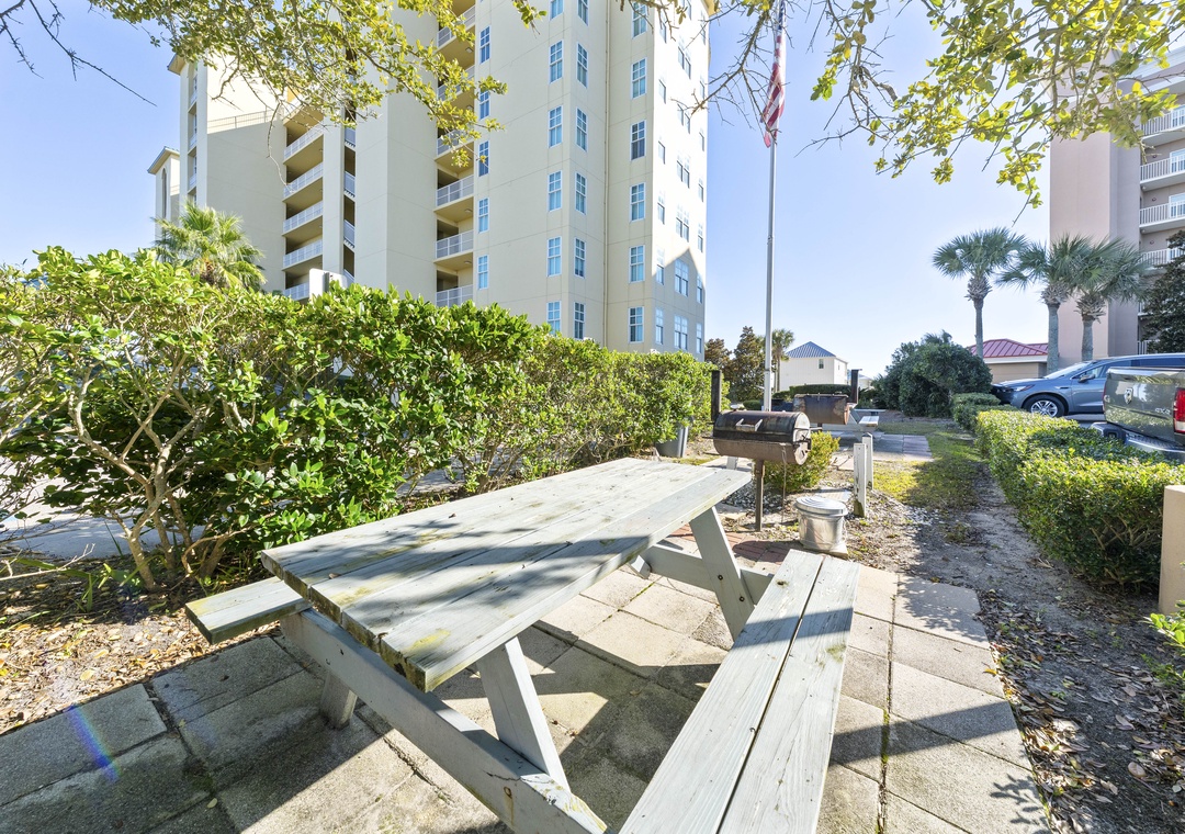 Picnic and grilling area