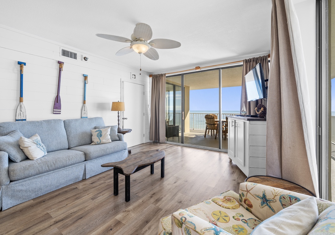 Comfortable living room seating