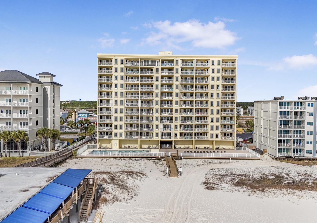 Boardwalk from the beach