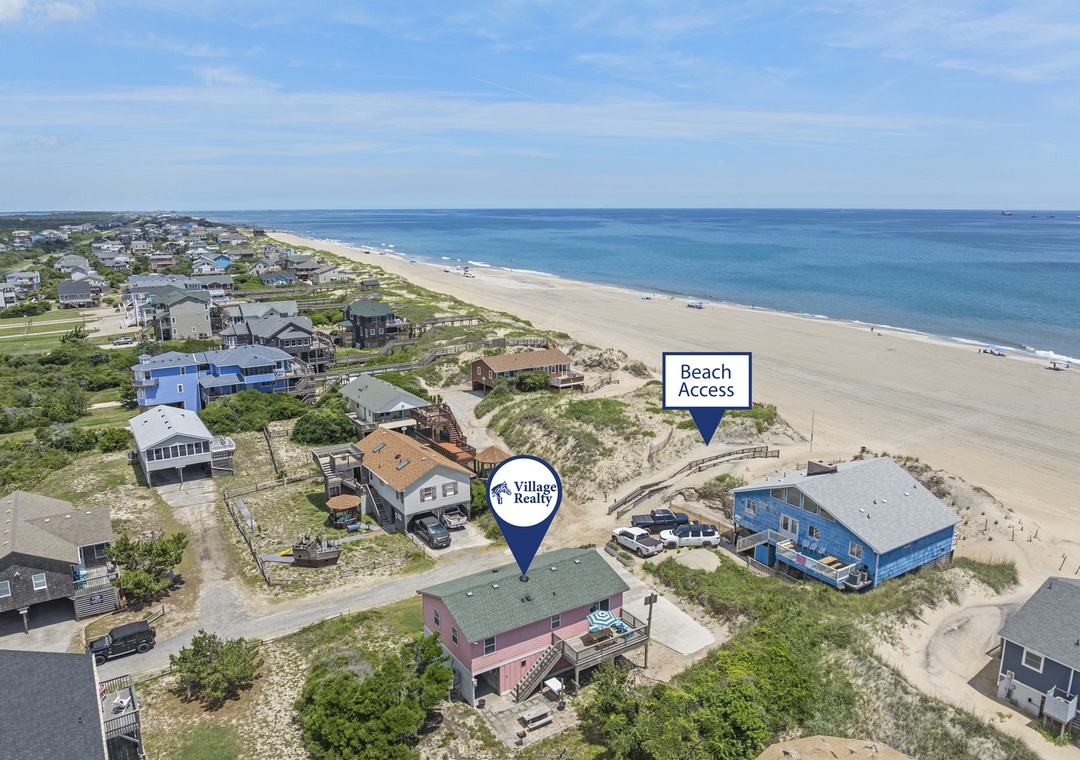 Pink Pelican | Aerial View