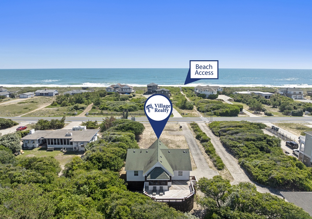 SH130: On Beach Time | Aerial Showing Beach Access