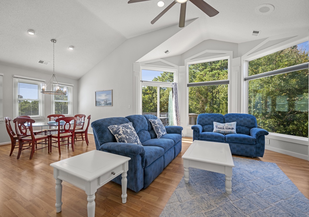 It's About Time | Top Level Living Area