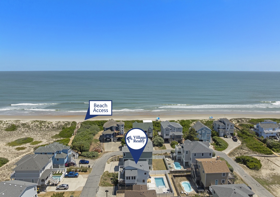OSE22: The Fifth Season | Aerial Showing Neighborhood Beach Access
