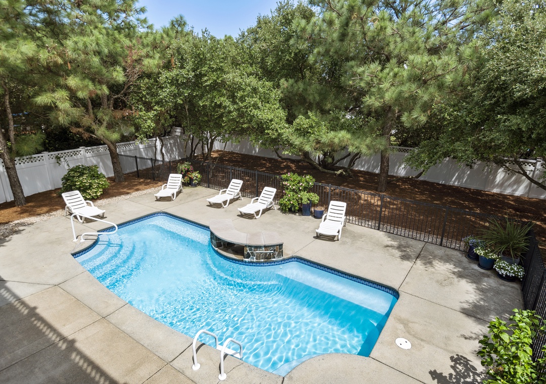 JR119: Jockey's Ridge 119 | Pool Area Overview