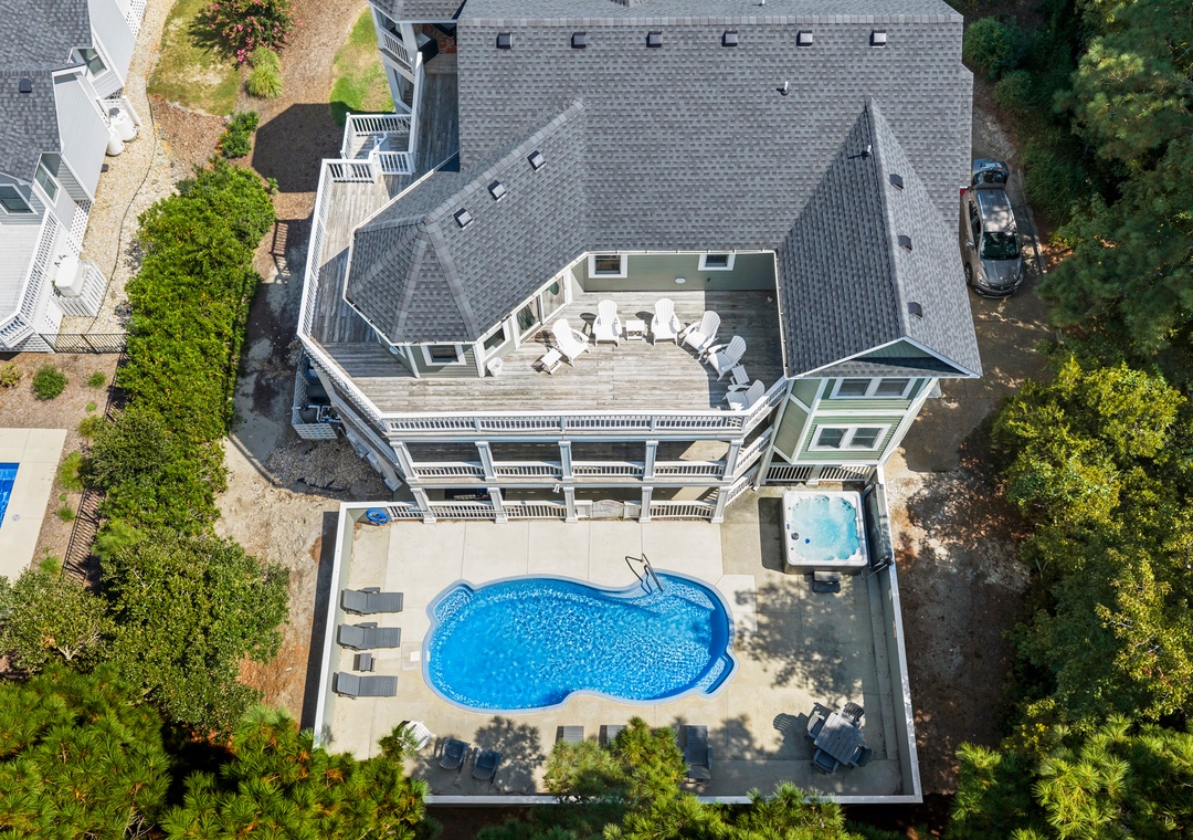 CC131: Sweet Caroline | Back Exterior with Private Pool and Hot Tub